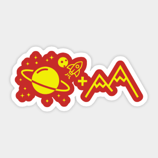 Space Mountain Formula Sticker